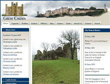 Tablet Screenshot of great-castles.com